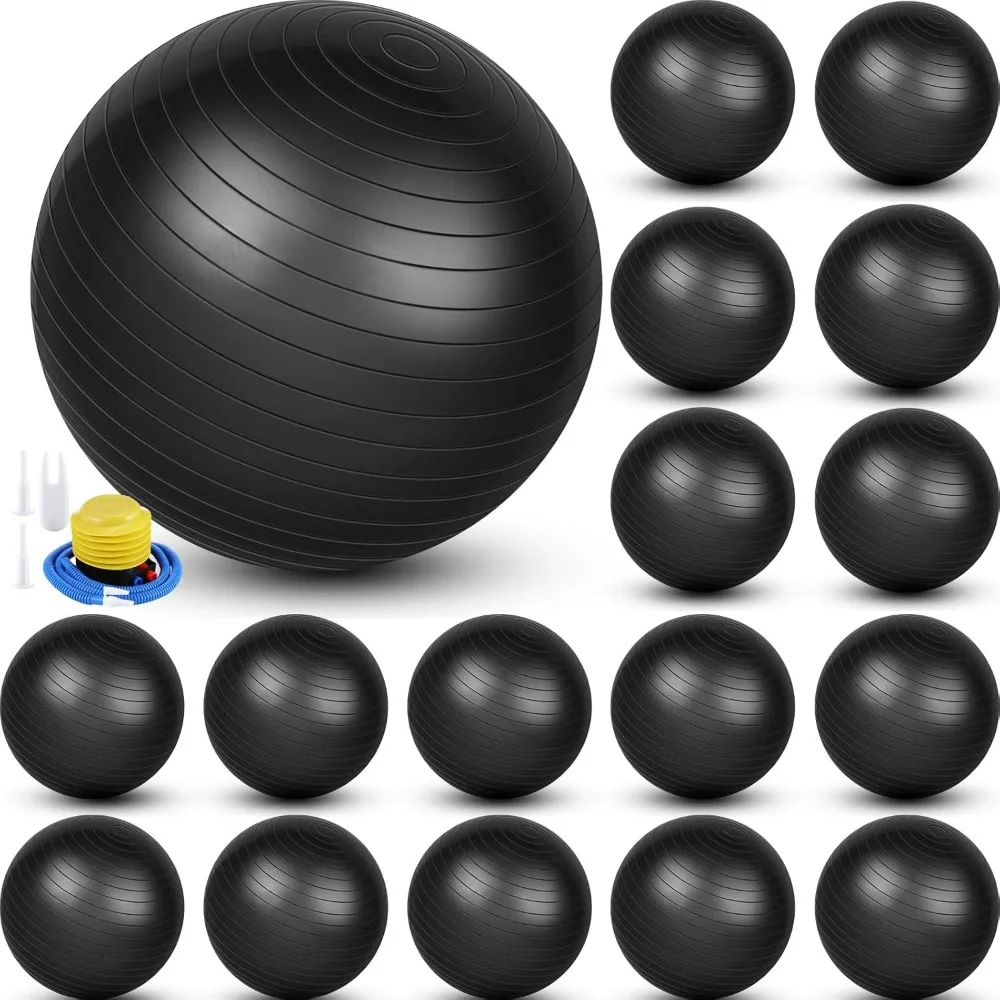26 Inch Exercise Balls for Yoga Pilates Pregnancy Balance Training with Pump
