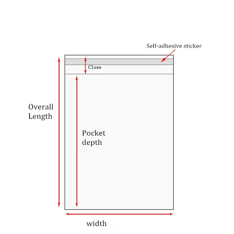 مقابل الختم الشفاف، السيلوفان، ذاتية اللصق، البلاستيك، المجوهرات، السيلوفان، الحلوى، الكوكيز، تغليف الهدايا، حقيبة غير مسامية