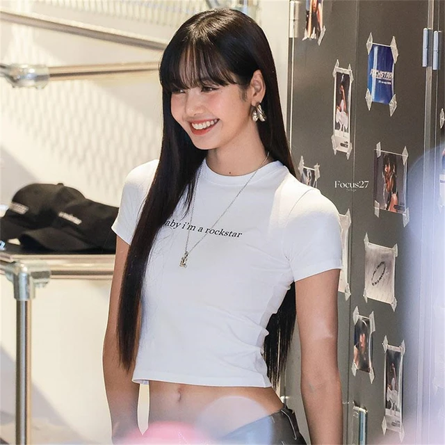 BLACKPINK LISA ROCKSTAR リサ T シャツ M 14927202212494986416_2048.jpg?