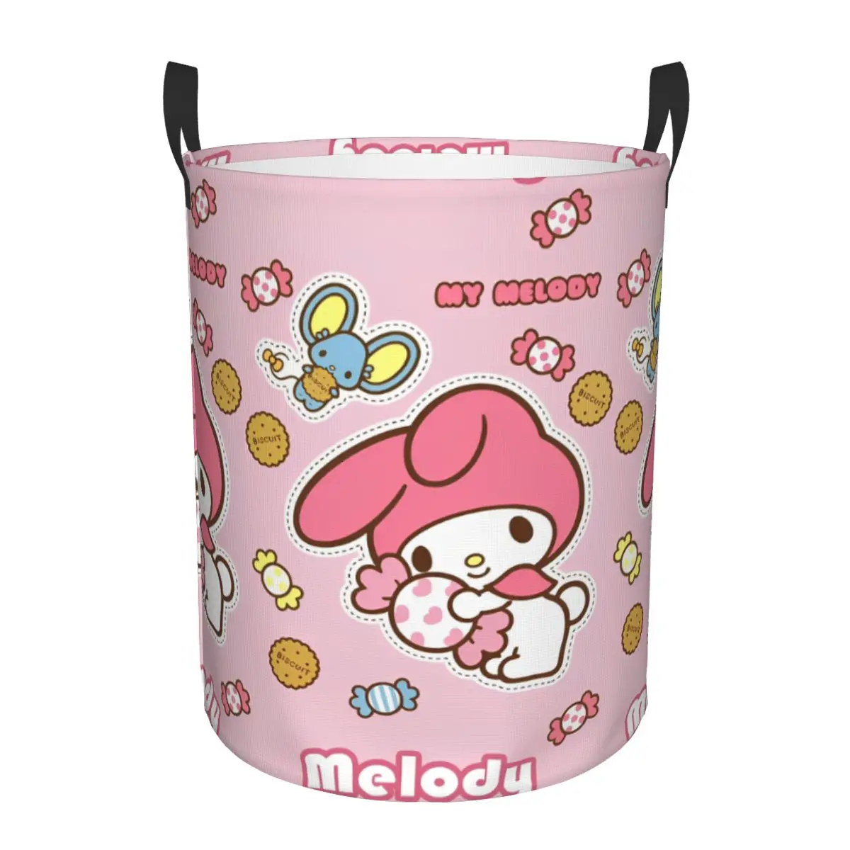 Sanrio My Melody Kid Toy Baskets Bins Lovely Organizer Storage Bin For Playhouse