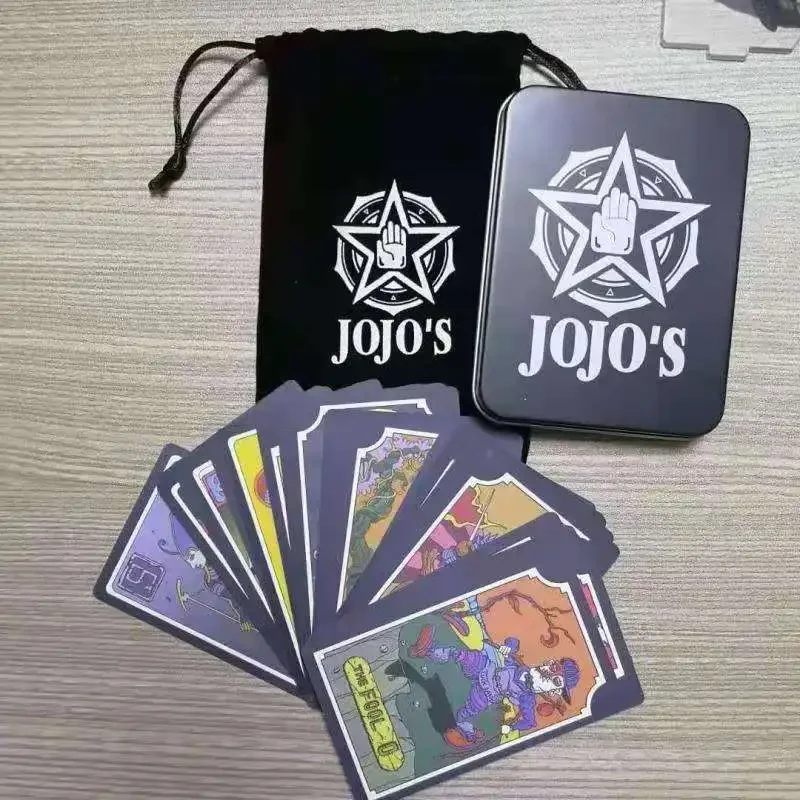 Jogos internos tarô 22 grand akana 9 deuses reais anime aventura bizarra dio jotaro kujo joseph bruno bucciarati caixa de metal