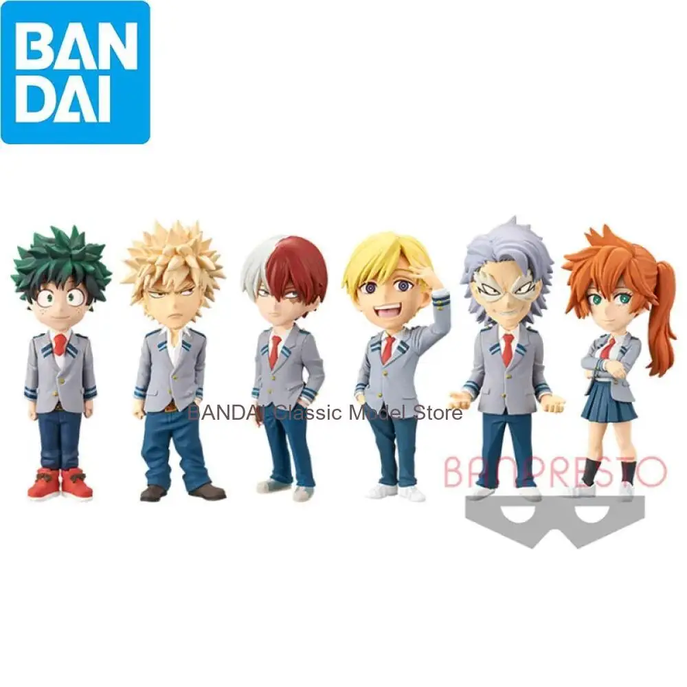 

Оригинальная фигурка Bandai My Hero Academia WCF VOL.4: Бакуго Кацуки, Тодороки Шото, Монома Нейто — аниме-модели, игрушки, подарки для детей