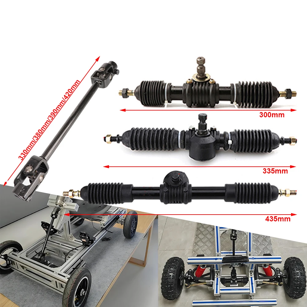 Arbre De Direction M14 30T 270 Mm En Alliage Acier Pour Go Kart, ATV, Quad - Haute Résistance, Remplacement Facile
