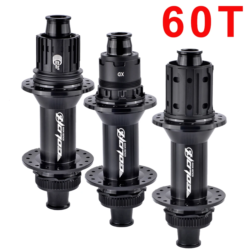 

60T K7 32 Holes Mtb Boost Rear Center Lock Hub Micro Spline 148x12 Cube Cassette Hub with Bicycle Ratchet for Shimano Deore 12v