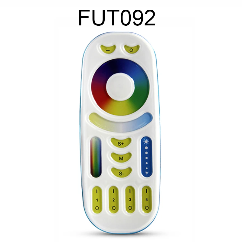 Miboxer 2.4G RF Wireless Remote 4/8 Zone RGB+CCT CCT RGBW Rotating Wheel Full Touch Controller For Milight Bulb Light