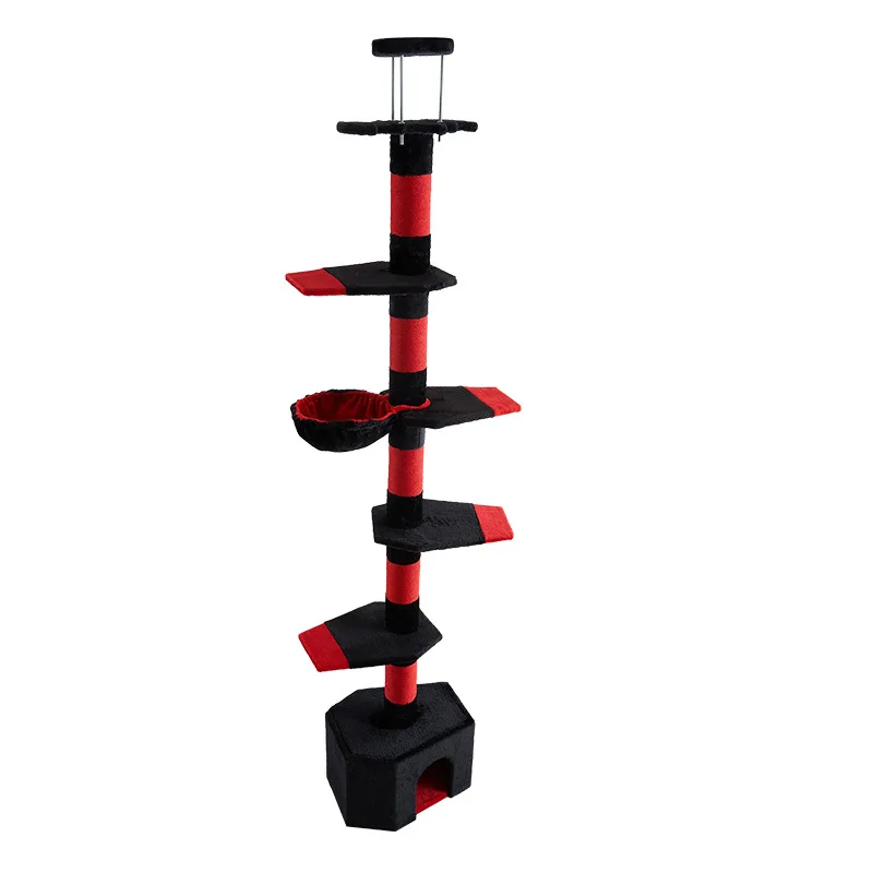 

Customized Tongtian pillar cat climbing frame High cat frame Large scratching column Gothic wind cat climbing frame