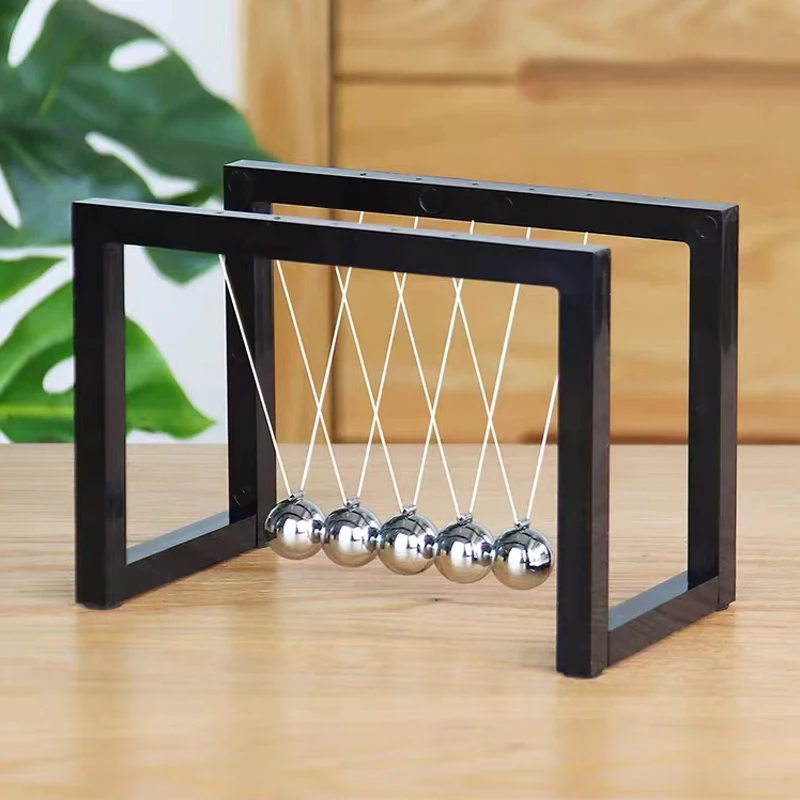 Newtons Pendulum Cradle Balance Steel Balls Physics Science Kinetic Toys Desk Office Fidgets For Anxiety Juguetes Ansiedad