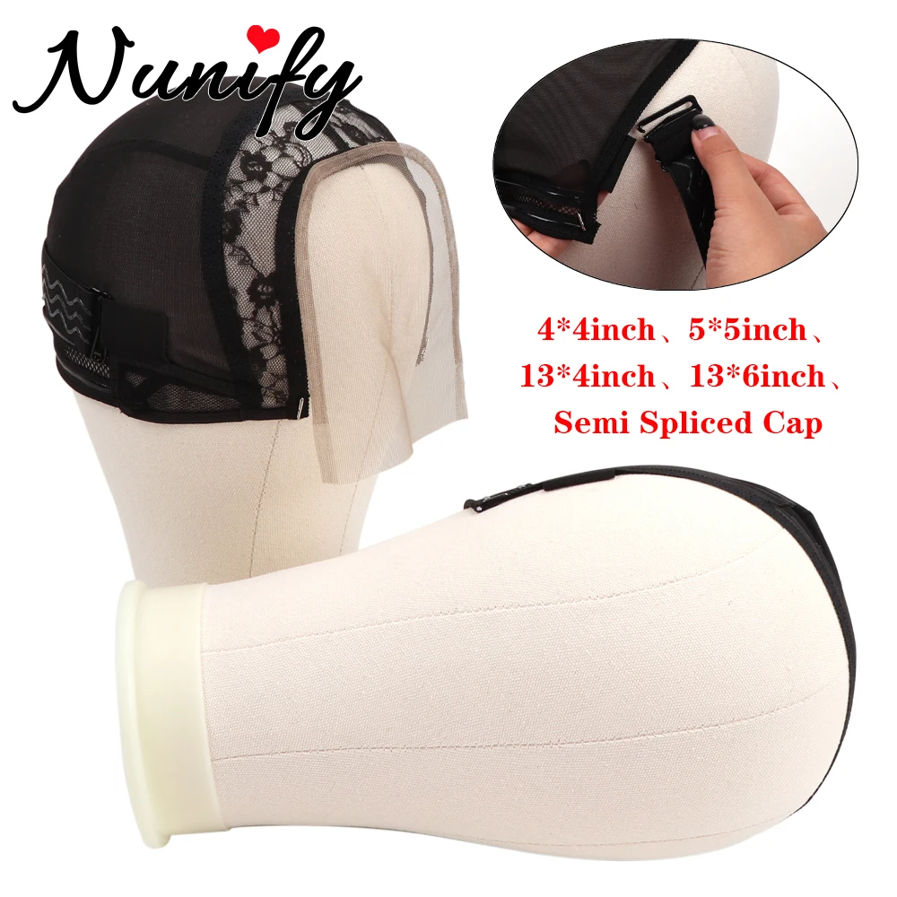

Nunify 13X4 Wig Cap For Making Wig Black Breathable Wig Cap With Wig Lace Net Hd Silicone Nonslip Band Keeping Wig In Place