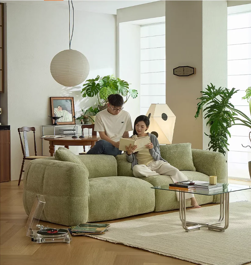 #  Sectional Sofa Washable Modular Linear 3-Seater For All Living Room Sizes