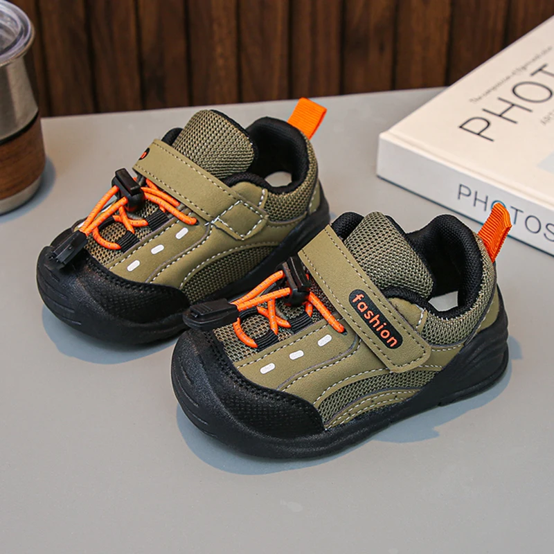

Trend Fashion Children's Sport Shoes PU Leather Ergonomics Kid's Sneakers Anti-slippery Boy's Girl's Running Shoes Kid's Sneaker