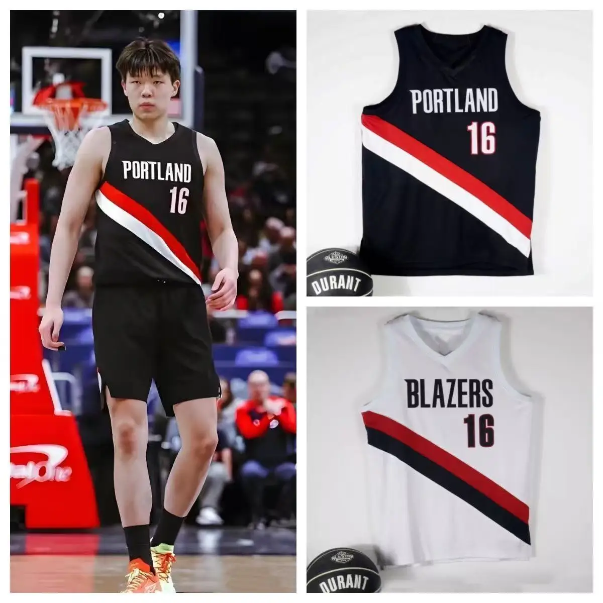 16 Portland Blazers Basketball Jersey Sleeveless Tank Top Quick Dry Sport Streetwear Fans Training Vest Family Matching