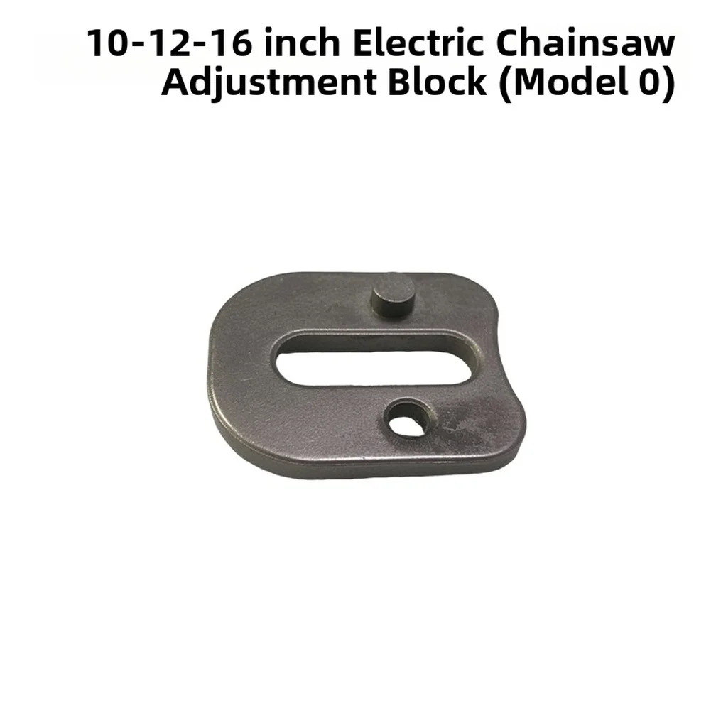 Lightweight Aluminum Chain Tensioner Block for 10 12 16 Inch Electric Chainsaws 3.3x3.2cm Gray Maintenance Tool