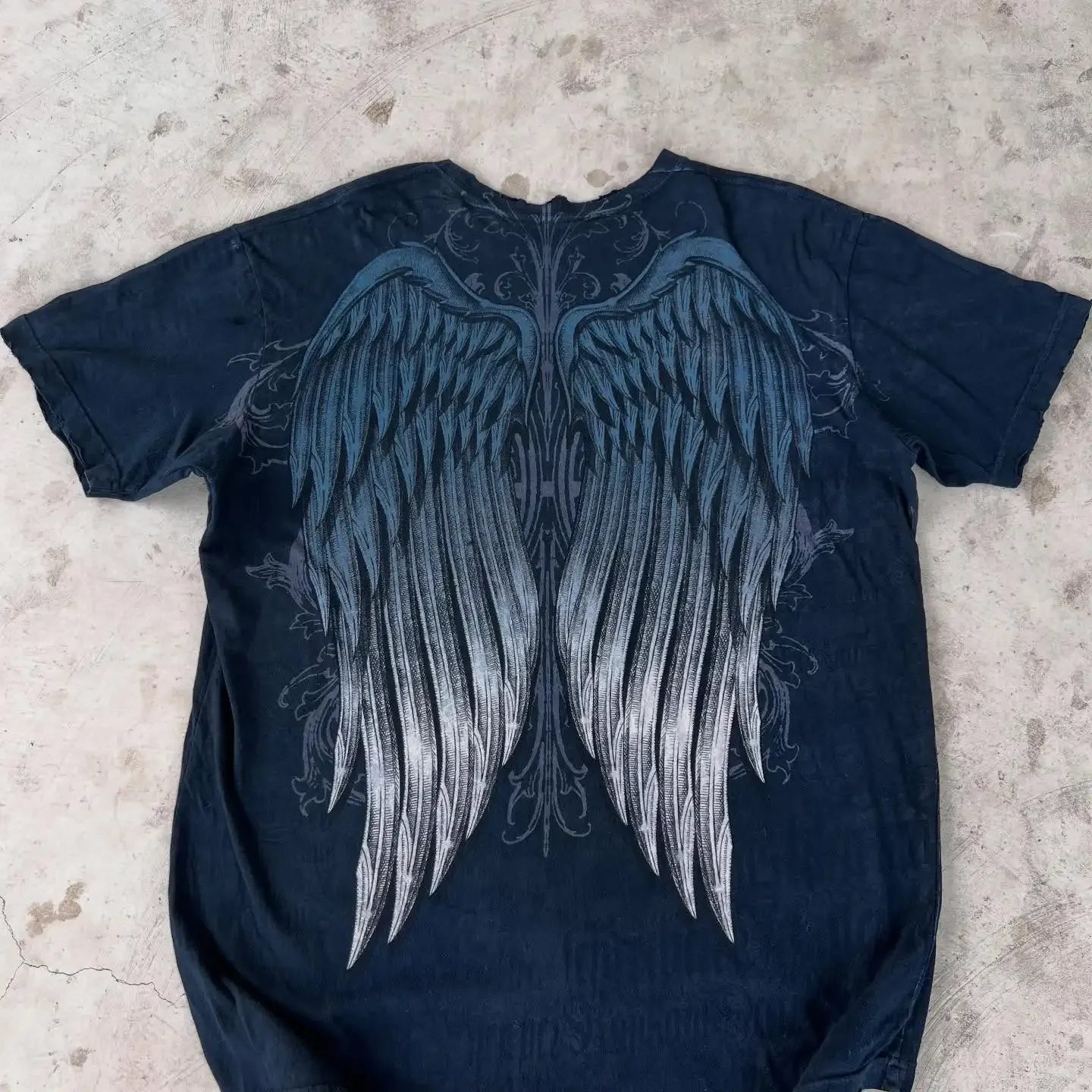 90er-Jahre-T-Shirt im melancholischen Stil mit 3D-Druck, großes Herren-T-Shirt, schnell trocknend und atmungsaktiv, geeignet für Outdoor-Aktivitäten