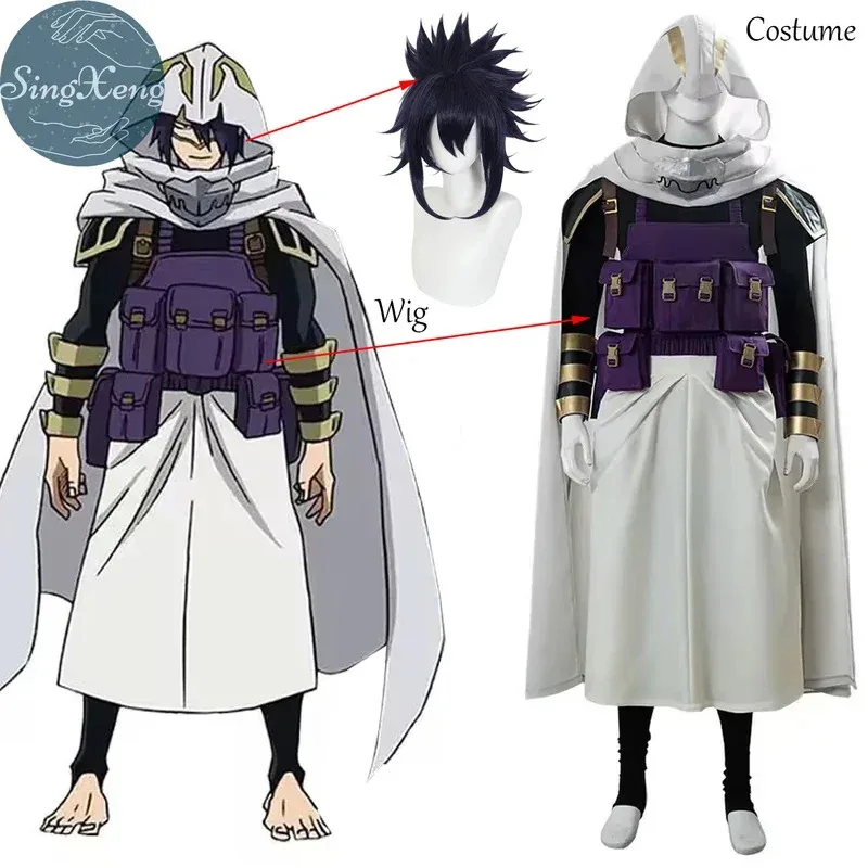 

SingXeng Anime Cos Tamaki Amajiki Cosplay Costume Halloween Uniform Boku no Hero Akademia Battle Suit Customie