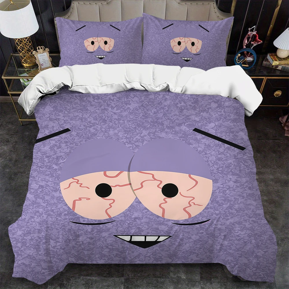 Towelie Funny P-Park S-South Duvet Cover Set Soft Wash Bed 3 Piece Summer Comfortable Student Dormitory Home Baby Bedding Best