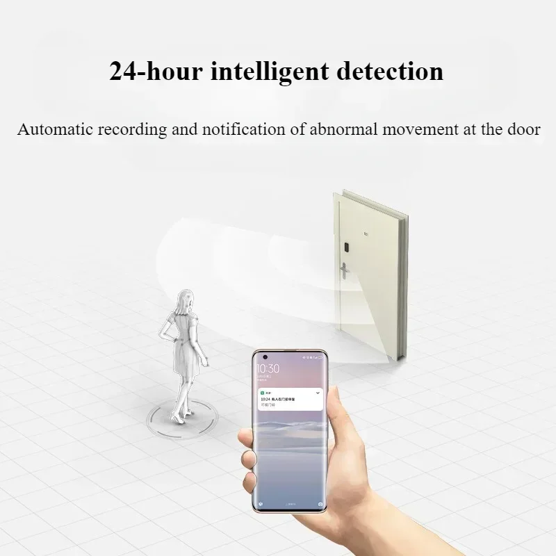 Xiaomi Smart Doorbell 3 CN Version 2K Ultra HD Night Vision Video Doorbell Long Battery AI Human Recognition For Mi Home APP