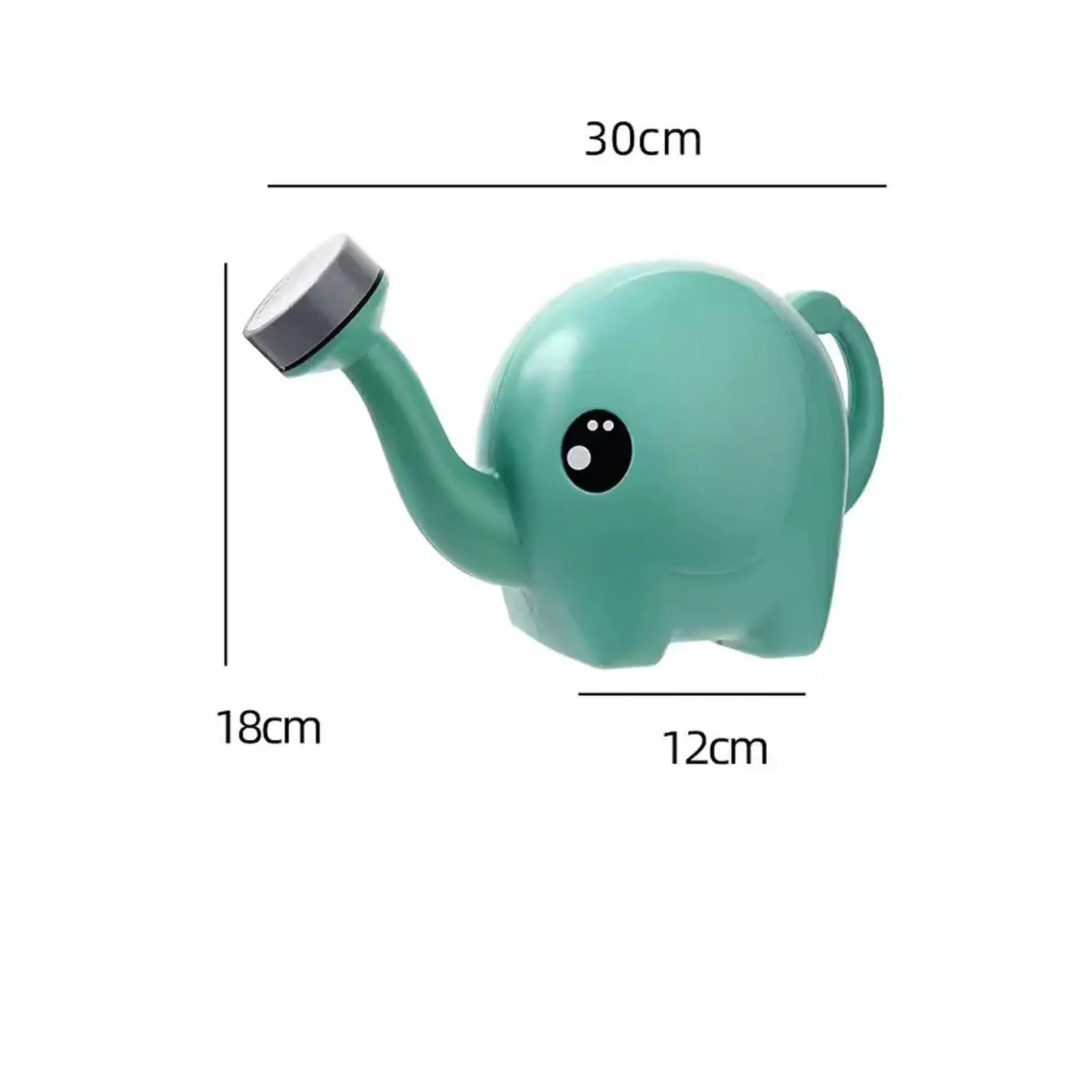 Cute Elephant Watering Can Plastic Kids Garden Sprayer Indoor Plant Sprinkler Pot for Children Outdoor Use