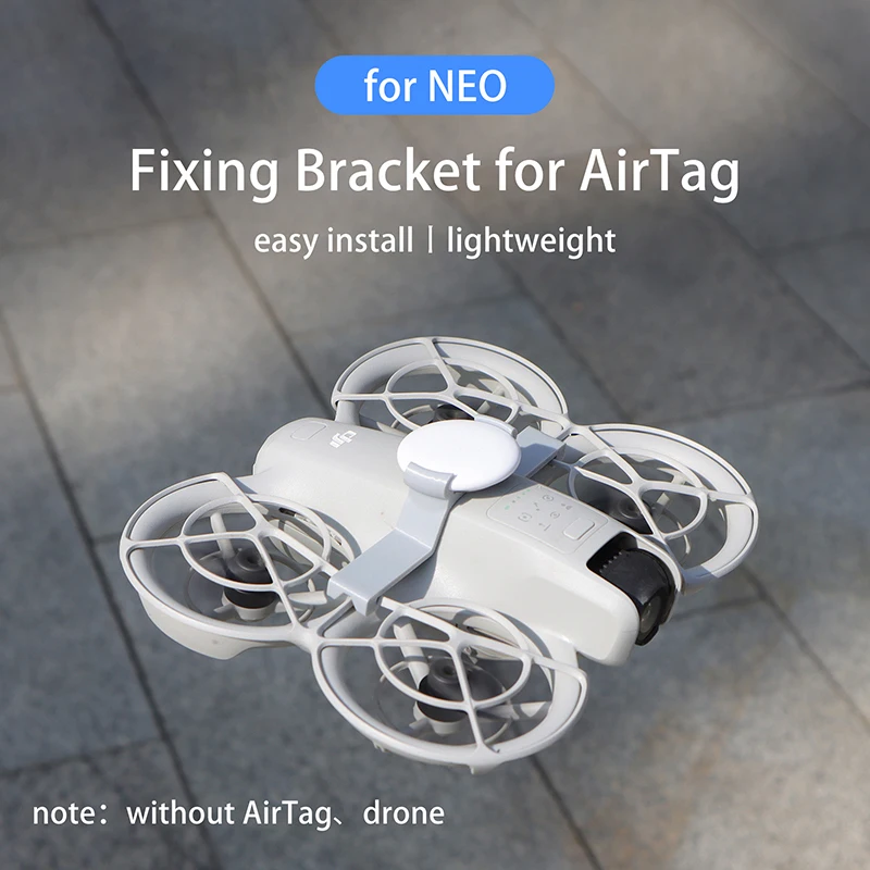 For DJI NEO Drone Bracket for Fixing AirTag Positioner Lightweight Tracking Searching Anti-loss Locator Fixed Bracket Accessory