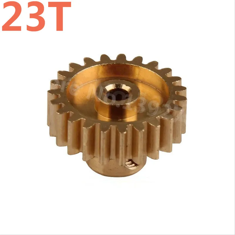 11173 Motor Gear 23T Metal Brass Pinion Copper HSP Parts For 1/10 Electric RC Drift Car Flying Fish Hobby Baja Himoto