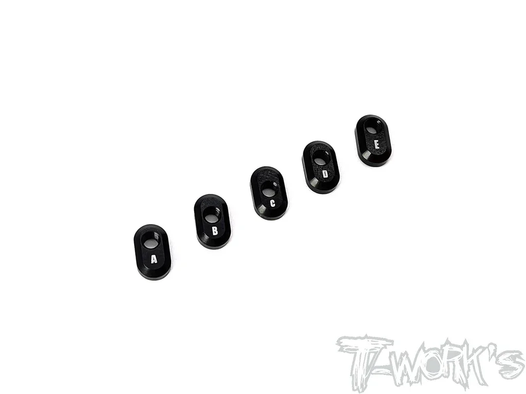 Original T works TA-143 Adjustable 7075-T6 Alum. Servo Horn With Thread Spacer Set Rc Tool