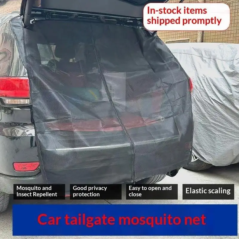 Magnetic RV Tailgate Insect Fly Screen Net Fine Hole Mesh Fits T5  Camper Van for Camping Picnic Outdoor Activities