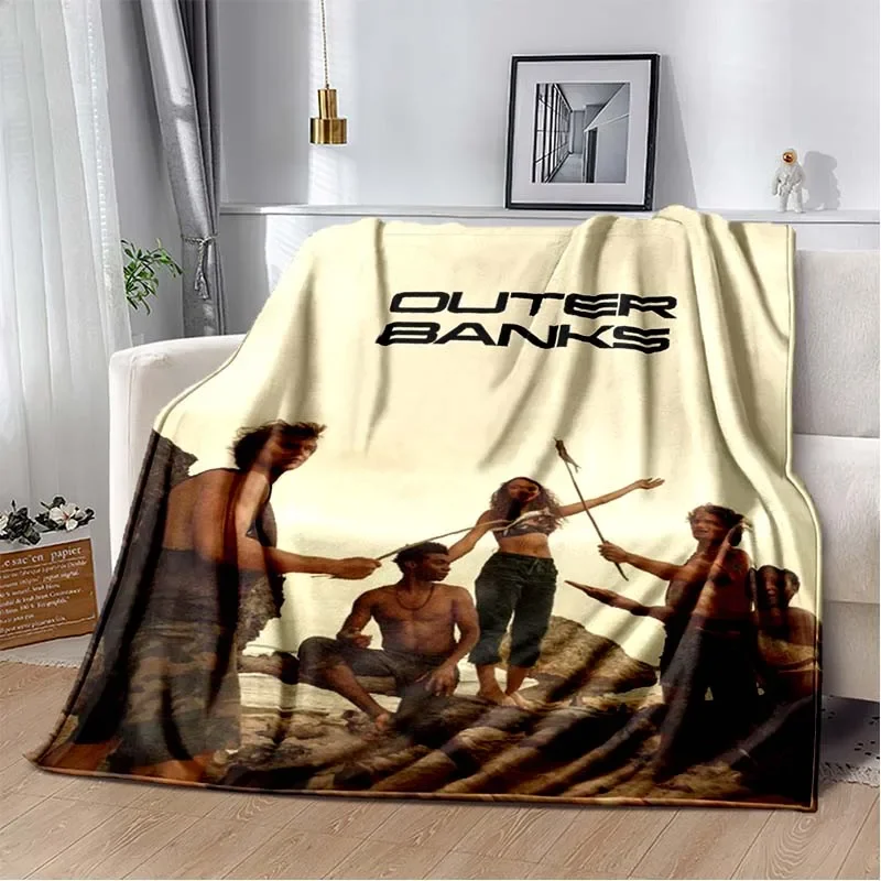 OBX Outer Banks Season Cooling Blanket Lightweight Comfortable Soft Breathable Ultra Warm Blanket Bedding Travel Bedding