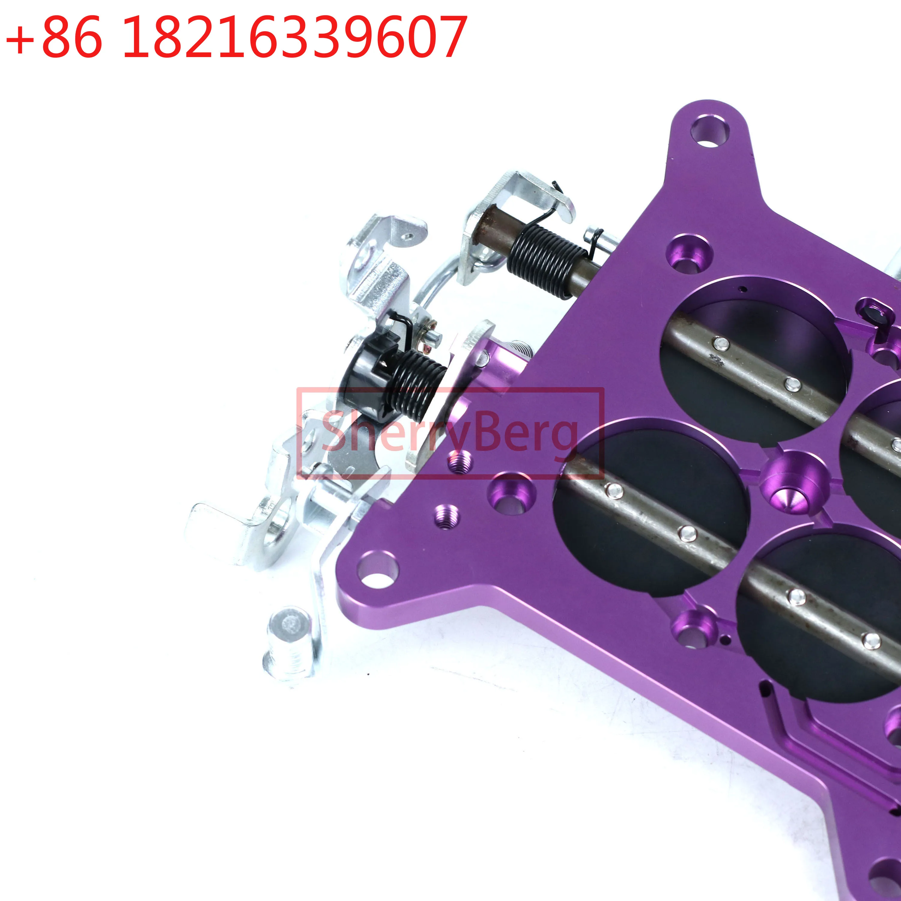 TAO purple Carburador Carburetor Carb Proform Billet Throttle Base Plate Fits FOR 850CFM & 950CFM Carburettors PR6715