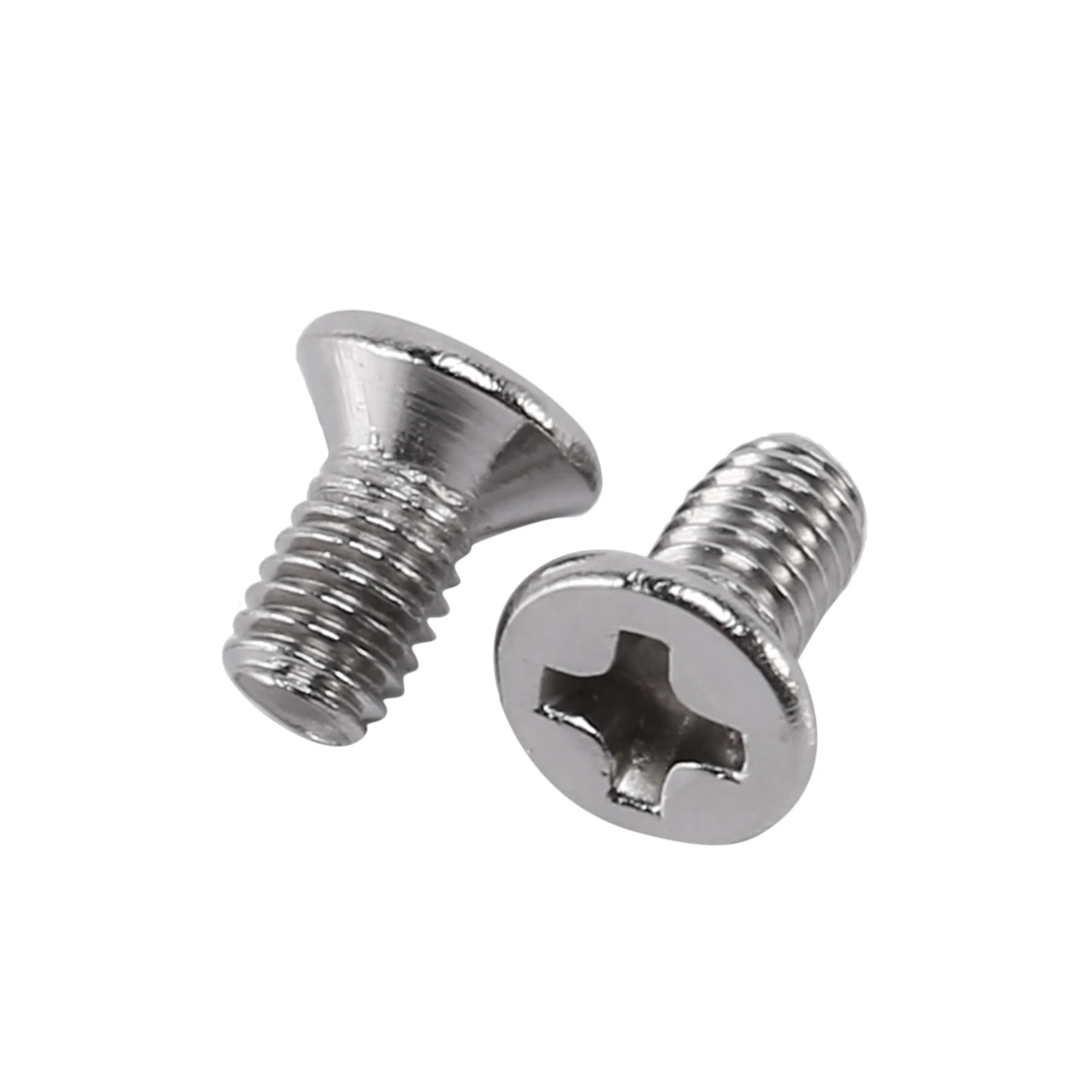 Tornillos avellanados de cabeza plana Phillips M3 x 6mm, 100 Uds.