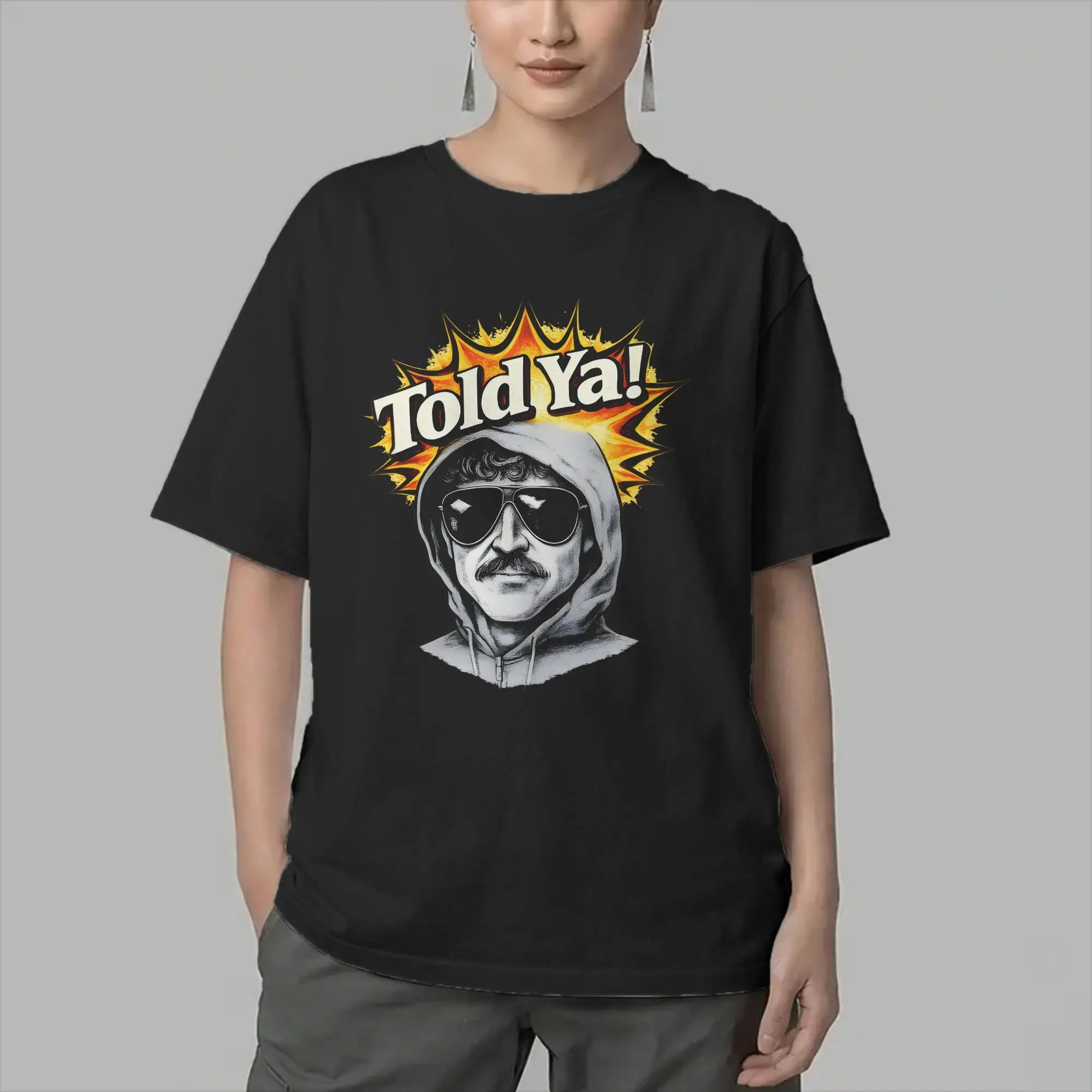 The Unabomber Told Ya Ted Kaczynski Men's T Shirts  Creative Tee Shirt Short Sleeve Round Collar T-Shirt Cotton Gift Idea Tops