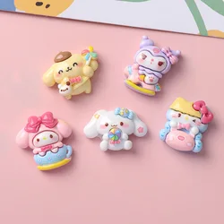 10 Pcs New Cartoon Candy Animal Play Windmill Trojans Series Resin Scrapbook Diy Jewelry Party Gift Hairpin Accessories A28