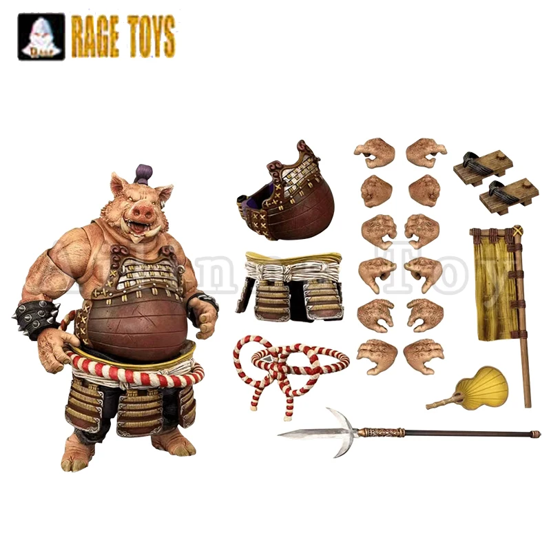 [Pre-Order]Fury Toys 1/12 7inches Action Figure Wave 4 Rage Samurai Force Gullinbursti Anime Model