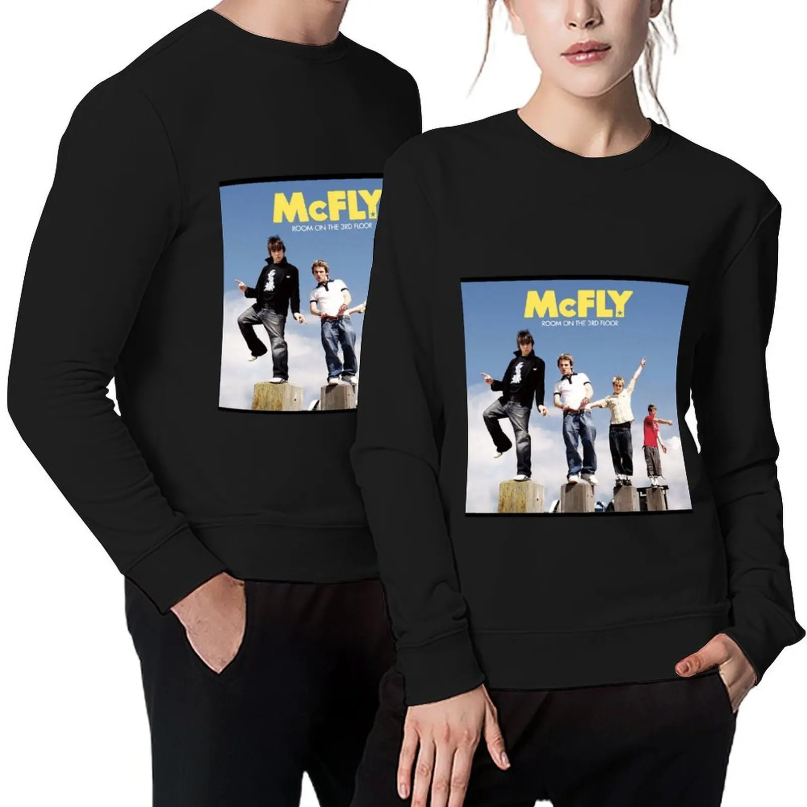 

Mcfly Pullover japanese style blouse male clothes korean clothes hooded sweatshirts