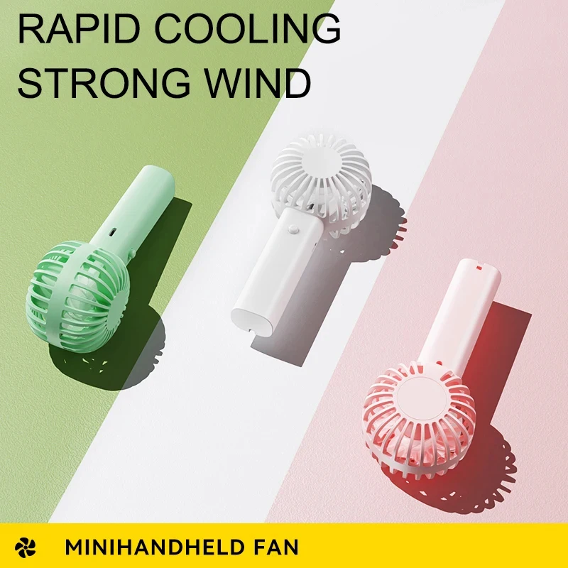 Xiaomi-ventiladores portátiles de mano para exteriores, miniventilador eléctrico pequeño de bolsillo con USB para estudiantes, aromaterapia de escritorio