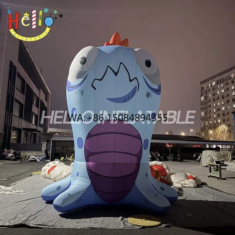 Support Customized Inflatable Octopus Cartoon Inflatable Animal Model for Events Decoration