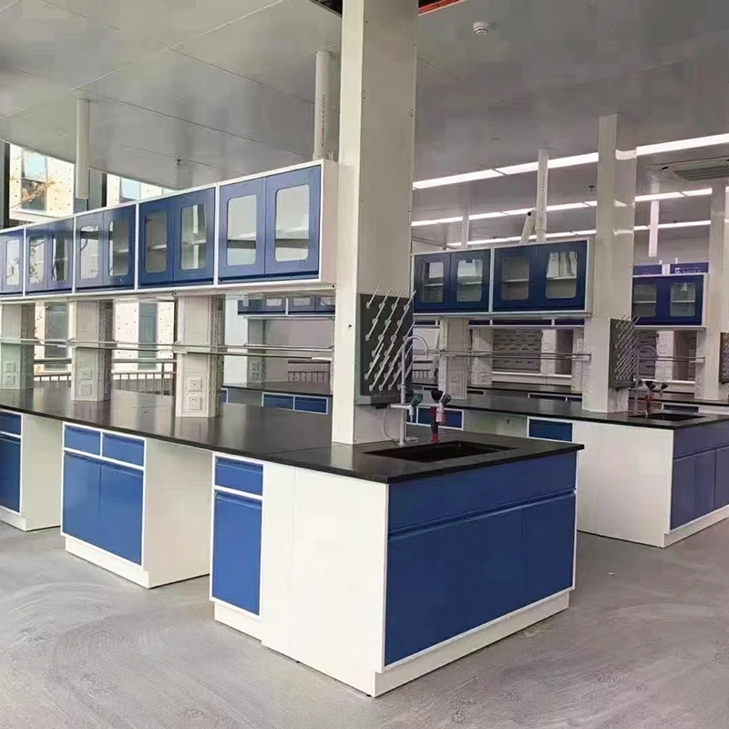 Acid And Alkali Resistant Laboratory Steel Work Bench High Quality And Water-Proof For Laboratory Area Used
