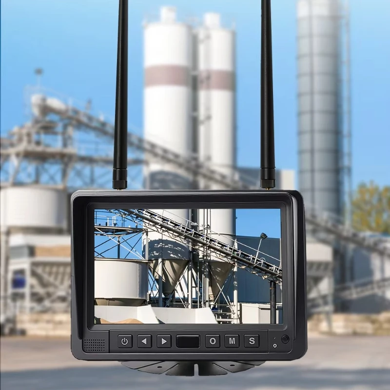 Sistema de Câmera HD Sem Fio 1080P à Prova d'Água para Empilhadeiras, Kit de Câmera Frontal e de Ré AHD para Segurança em Manuseio Externo - China