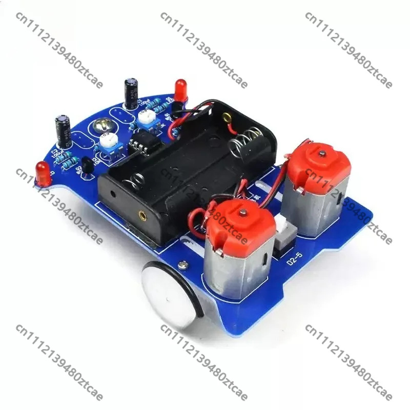 Intelligent Line Tracing Car Kit, Auto Induction Track Following Robot Car, Electronic Welding Assembly Teaching Experiment