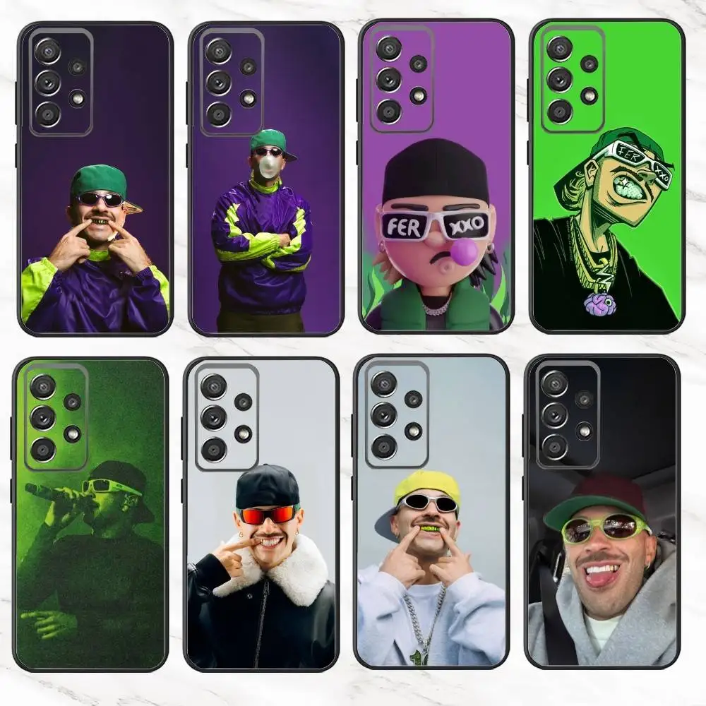 

F-Feid F-Ferxxo SIXDO Singer Phone Case For Samsung S25,S24,S21,S22,S23,S30,Ultra,S20,Plus,Fe,Note,10,9,5G Black Cover