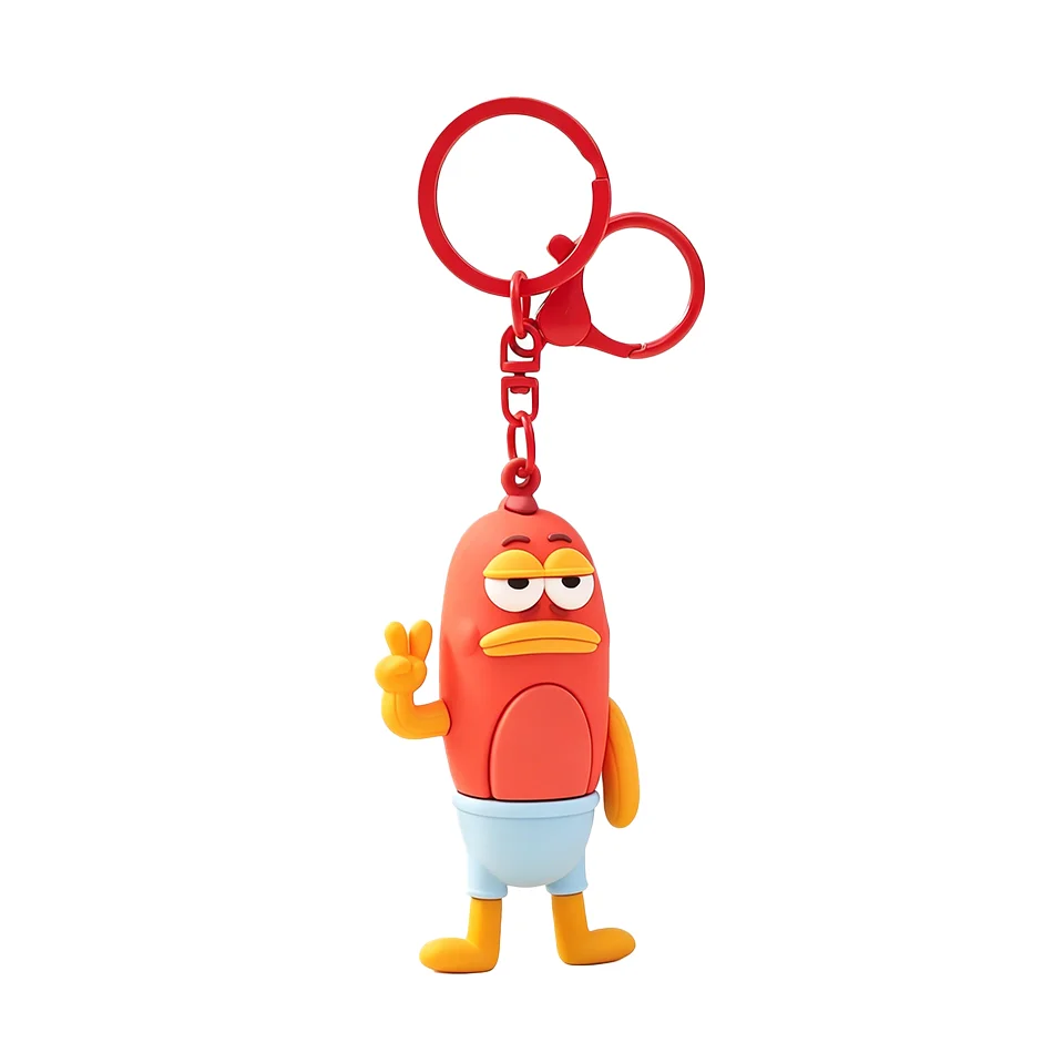 Creative Biqibao Ugly Fish Keychain Biyeyu Series Pendant Car Bag Hanging Decoration Festival Small Gift Wholesale for Girl Toys view 6