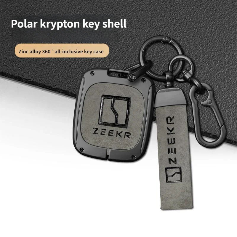 NEUE Zinklegierung Leder Auto Fernbedienung Schlüssel Abdeckung für Extrem Krypton 001 007 009 ZEEKR X NFC Lkw Schlüssel Schlüsselbund Zubehör
