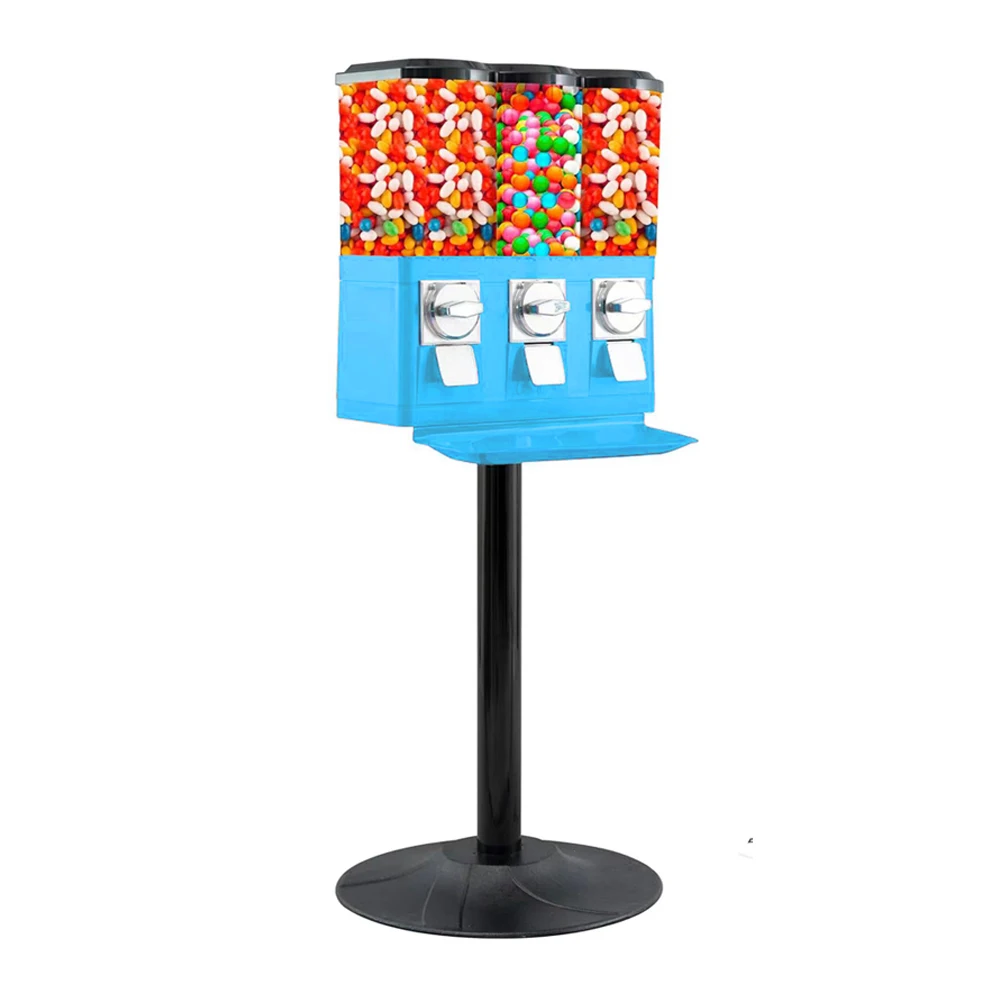 ZENJET Mini Automatic Coin-Operate Candy Dispenser/Vending Machine for Snacks and Gumballs with Coin & Token Payment System