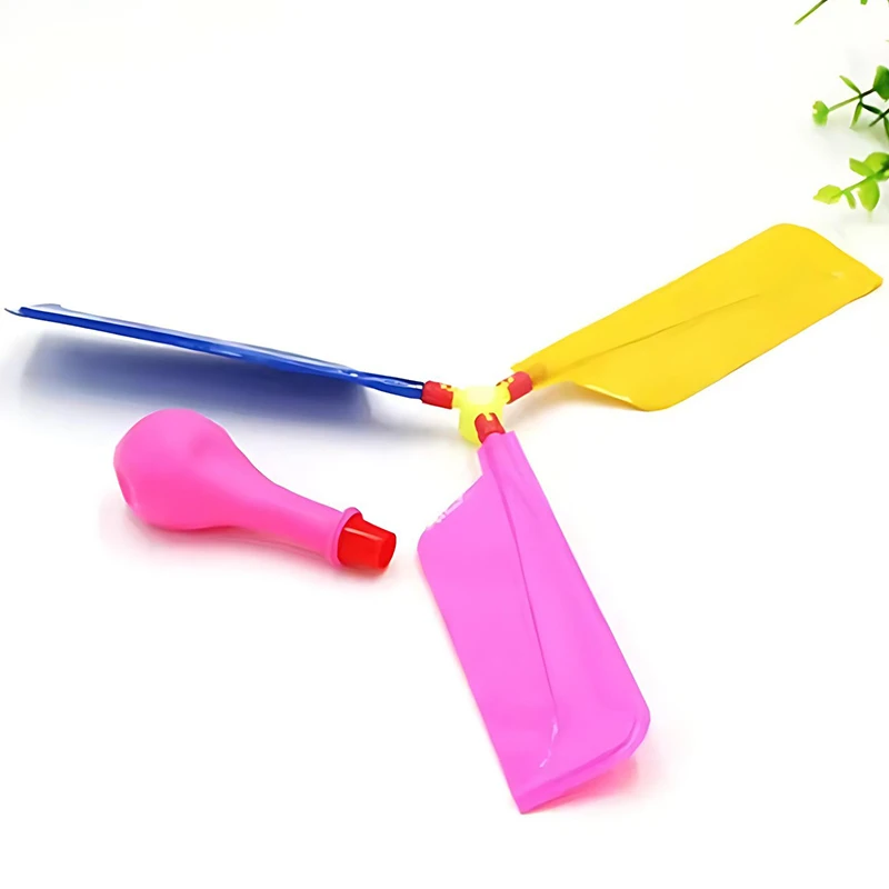5-10PCS/Set Propeller Balloon Aircraft Creative Colorful Flying Balloon Hands-on Ability Exercise Game Gift for School Class ZYF view 3