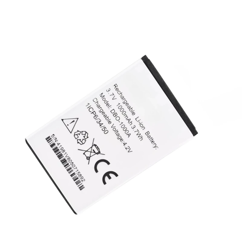 بطارية بديلة جديدة عالية الجودة 3.7 فولت 1000 مللي أمبير في الساعة DBO-1000A لـ DORO 1372 / 2404 / 1370 #4