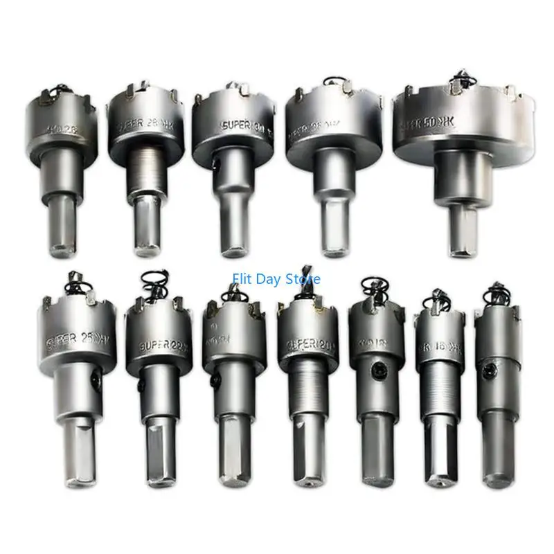 F92C Heavy Duty 12pcs Hole Waw Metal Fit для алюминиевой пластиковой медь