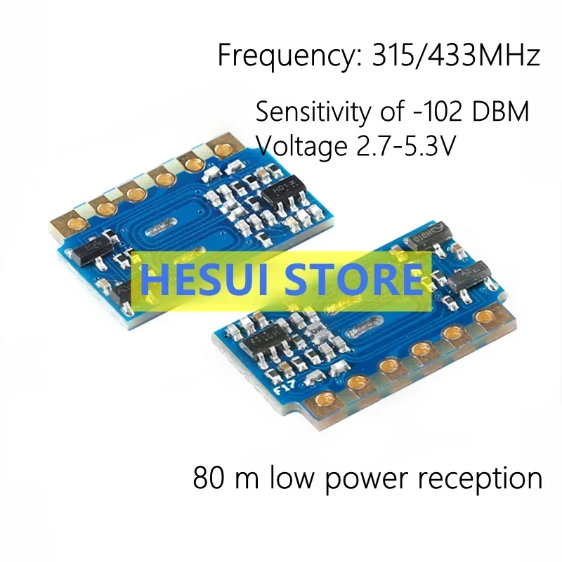 H3V3E/H3V4F Low Power Superheterodyne Remote Control module 315/433MHz transmission through