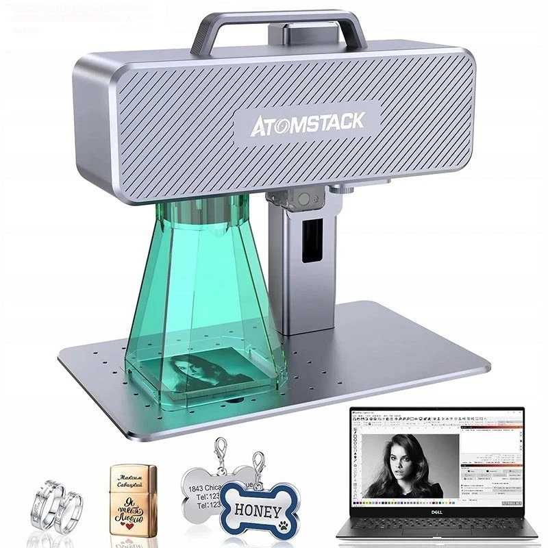 آلة الوسم بالليزر Atomstack M4 - الدقة والقابلة للحمل #1
