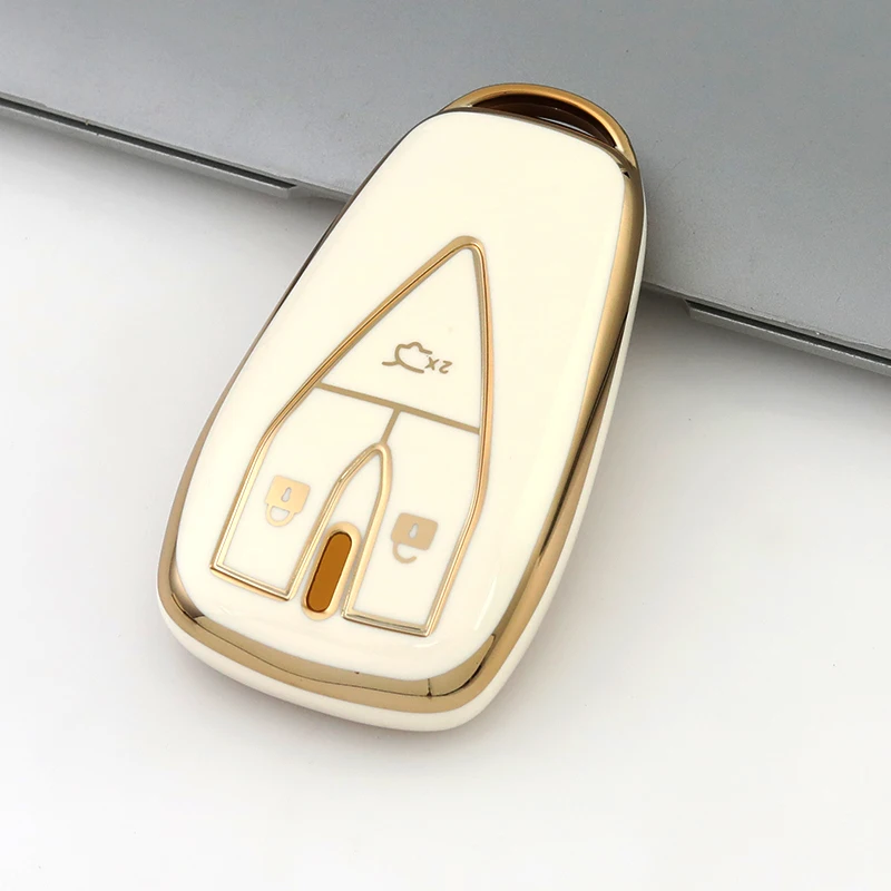 TPU Car Key Case Cover for Changan CS35PLUS CS35 Plus CS55 PLUS CS75 PLUS Eado UNI-T UNI K Oushang X5 X7 EV Auto Keychain