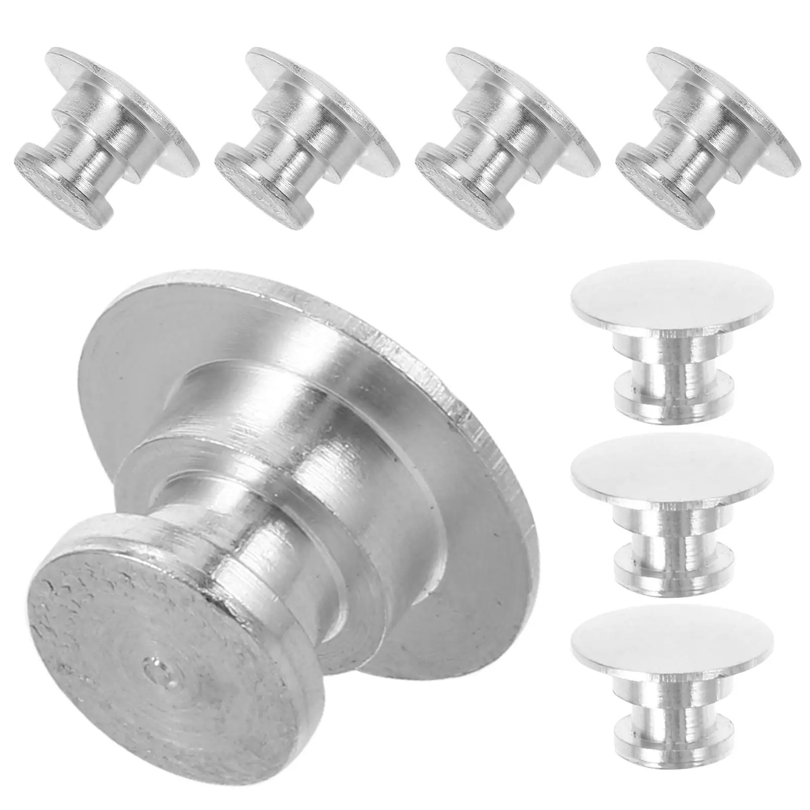 

8 Pcs Safety Accessories Iron Buckles for Hard Hat Liner Replacement Sweatband Visor Screws Parts