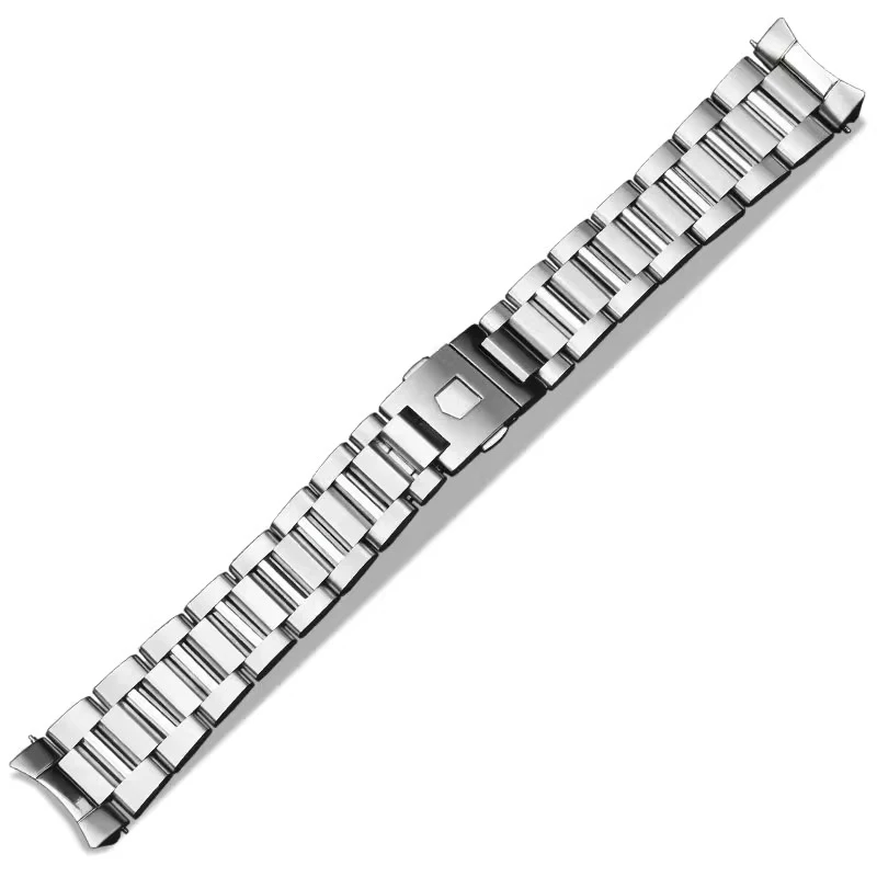 Bracelete de relógio de aço inoxidável sólido para homens, pulseira, pulseira, tag heuer calera series, acessórios do relógio, 22mm