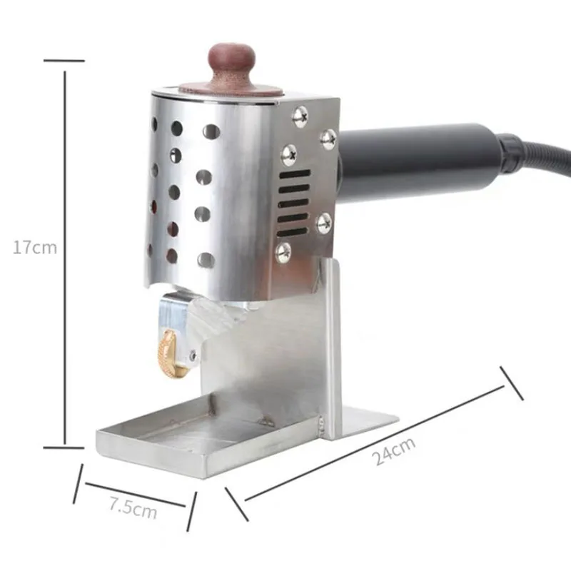 Hand Push Hot Melt Adhesive Labeling Machine High Temperature Leather Box Photo Album DIY Craft Tools Paper Bag Sealing Machine
